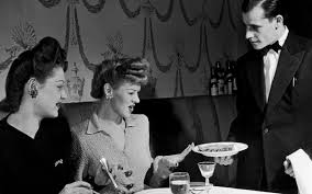 restaurant alb-negru