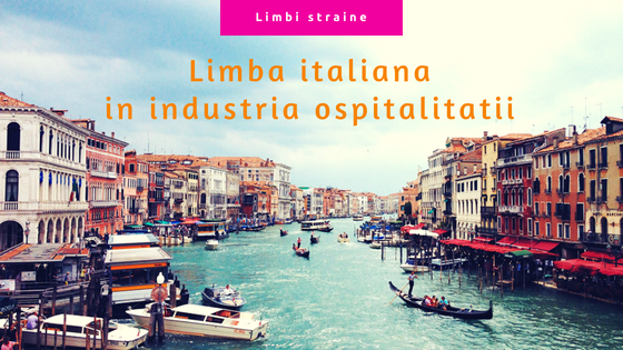 Limba italiana in industria ospitalitatii